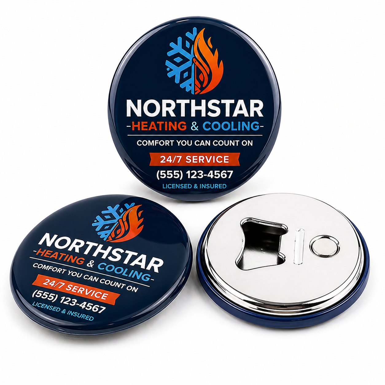 Custom Bottle Opener with Magnet