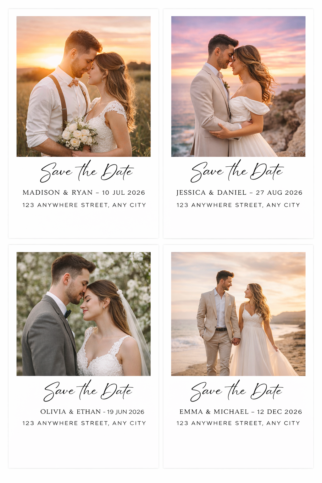 Save The Date Magnets